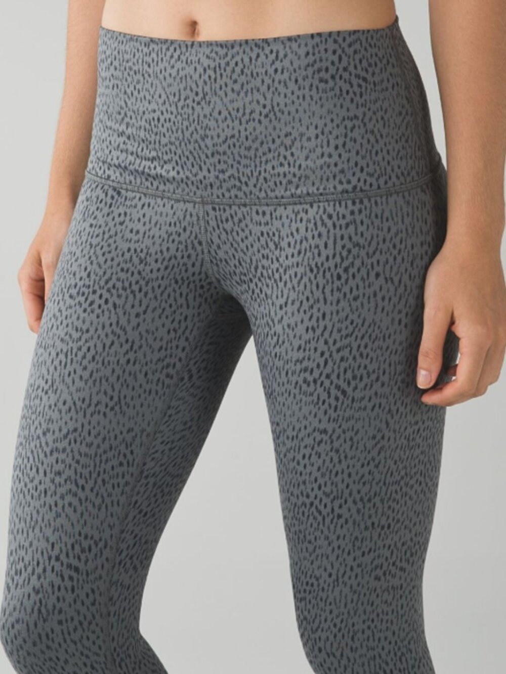 Lululemon Wunder Under Pant Full-On Luon (Roll Down) Dottie Dash